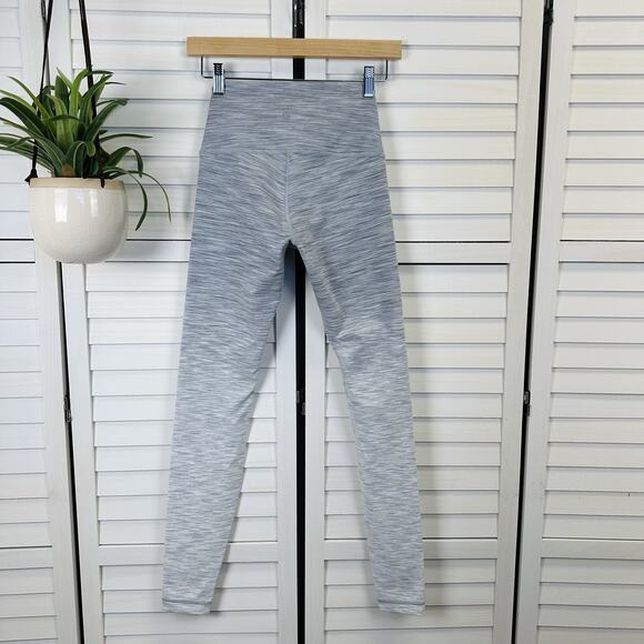Lululemon Wunder Under Hi-Rise Tight Gray Ombre Melange Full On Luon Size 4 - Picture 4 of 9